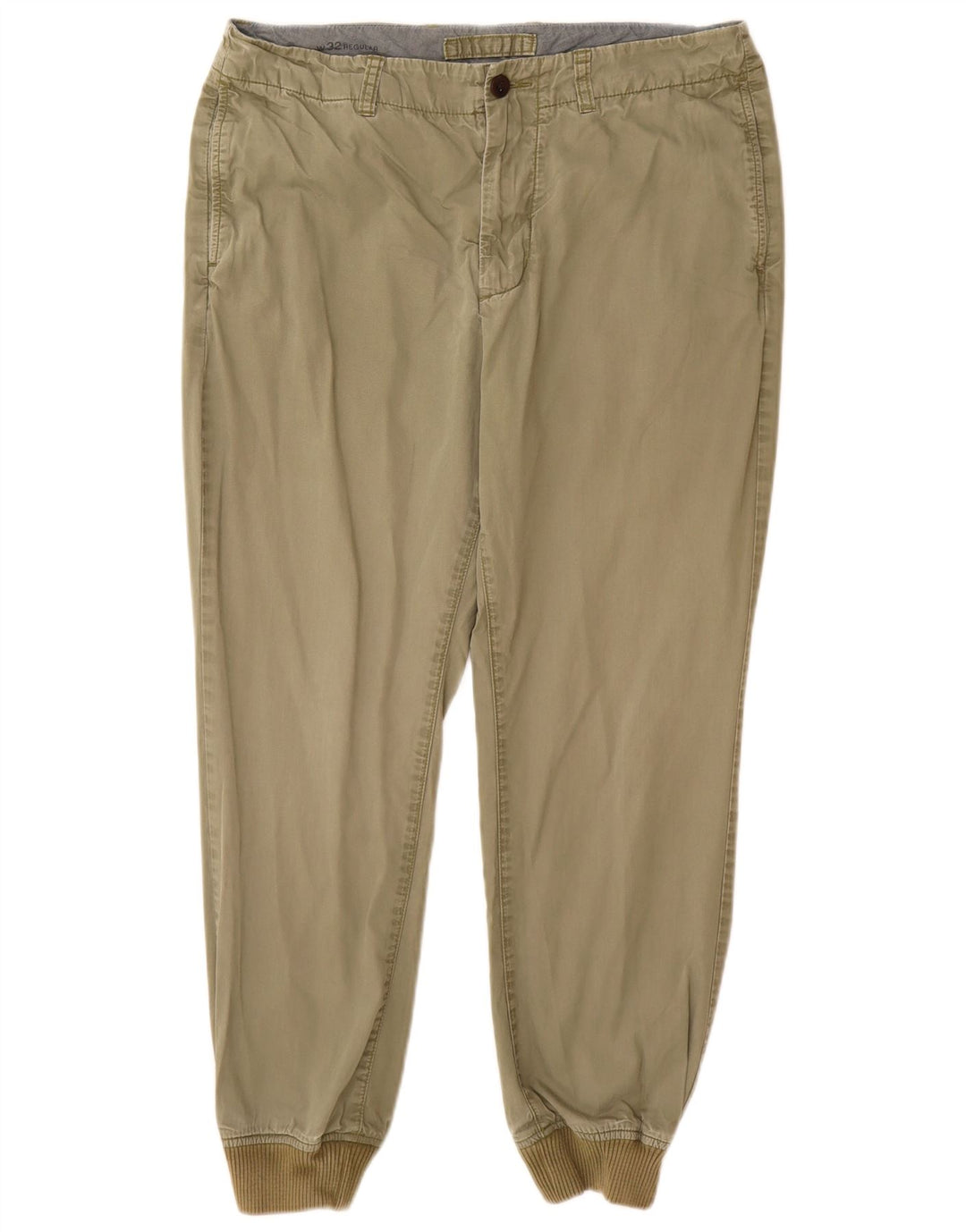 J. CREW Pantalon Chino Joggers Homme W32 L27 Coton Kaki
