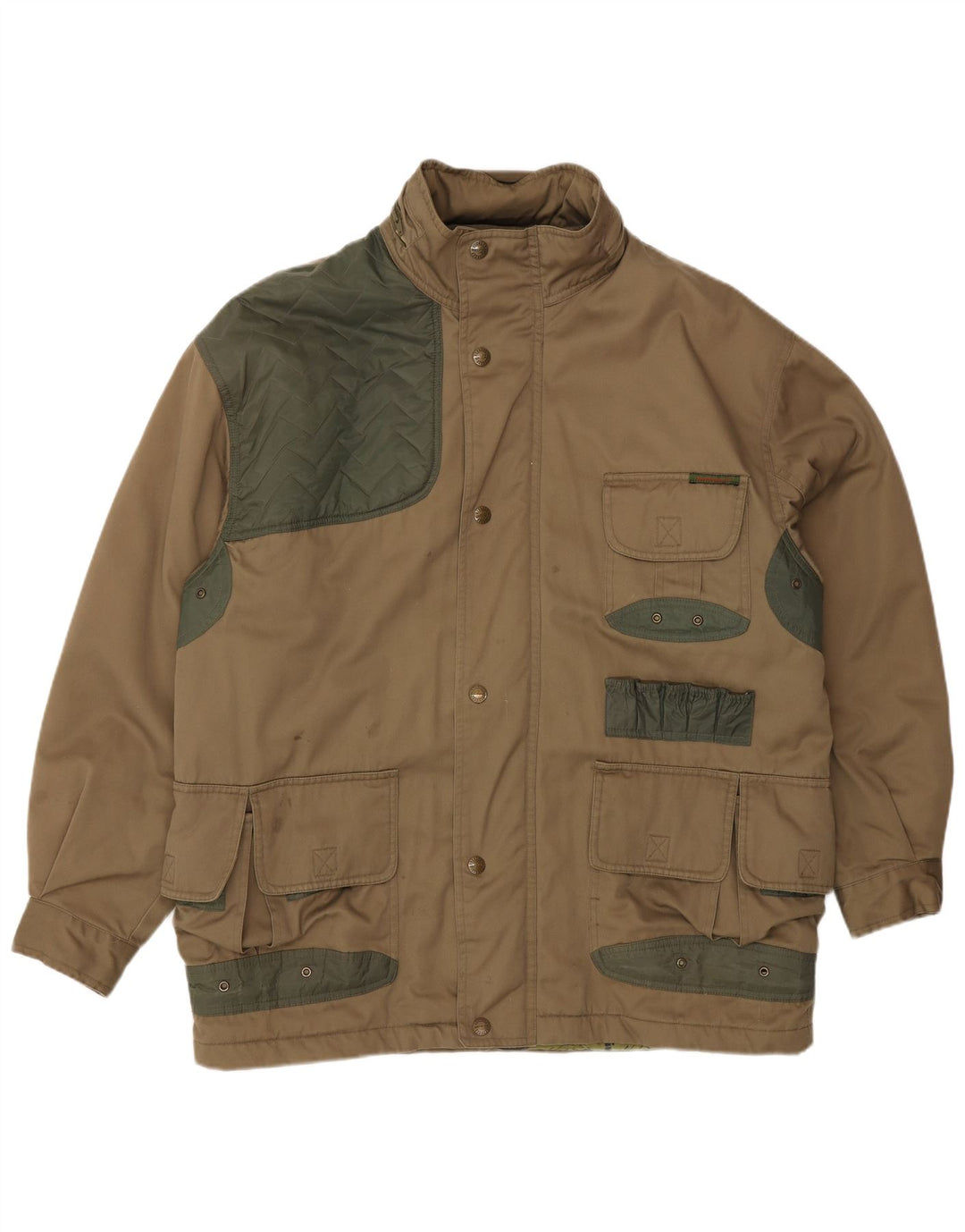 UNIVERS Veste utilitaire à capuche pour homme IT 52 XL en coton marron