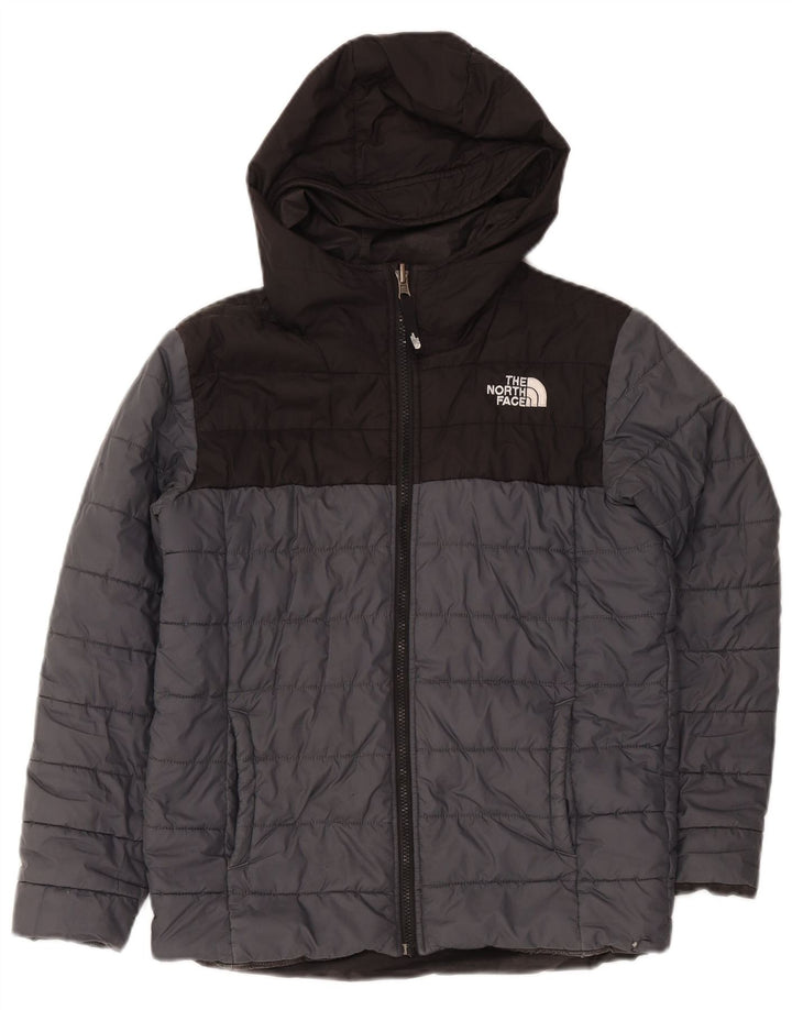 The North Face Veste matelassée à capuche garçon 11-12 ans Gris