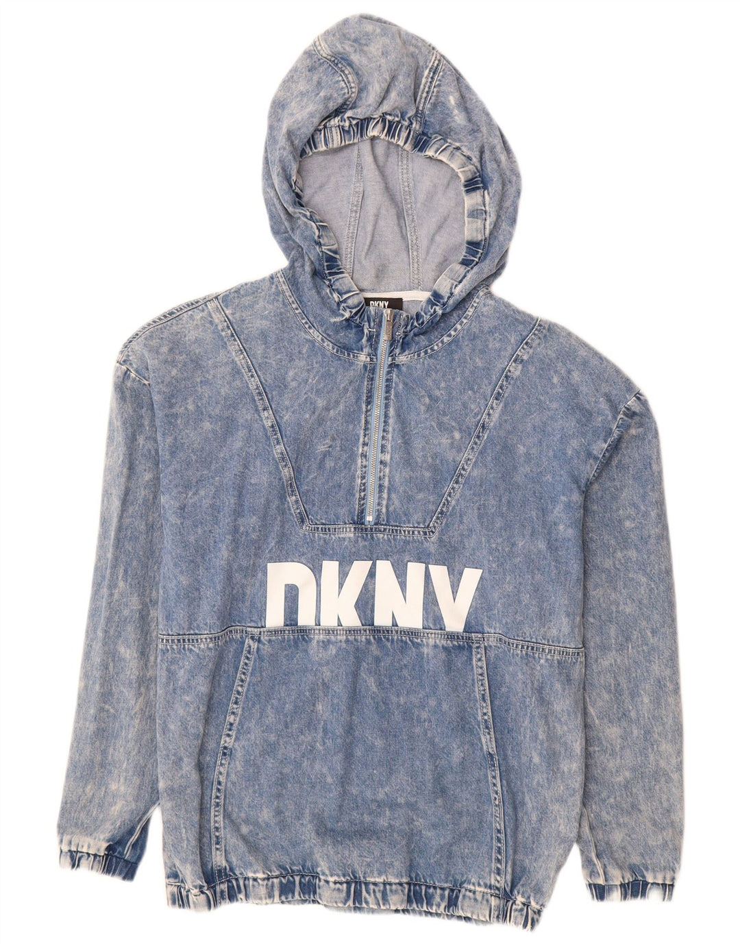 DKNY Veste en jean graphique pour garçon 15-16 ans Bleu moyen en coton
