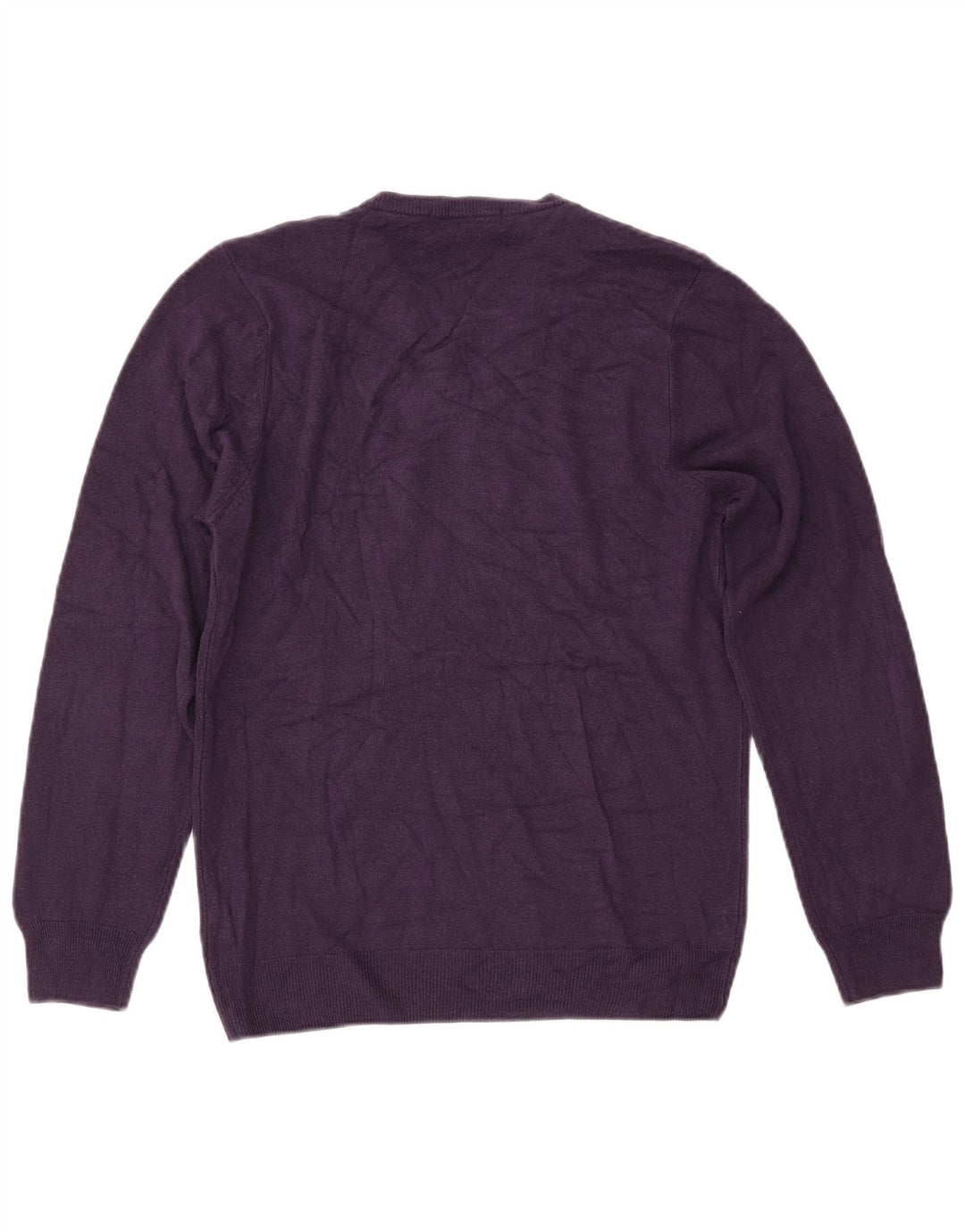 MARKS & SPENCER Pull col V pour homme Petit Violet Acrylique