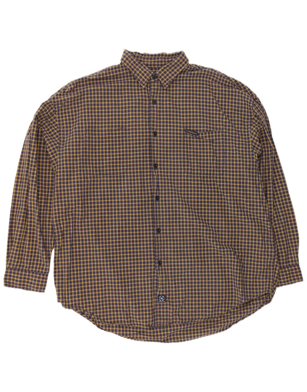 Nautica Chemise Homme 2XL Bleu Marine à Carreaux Coton