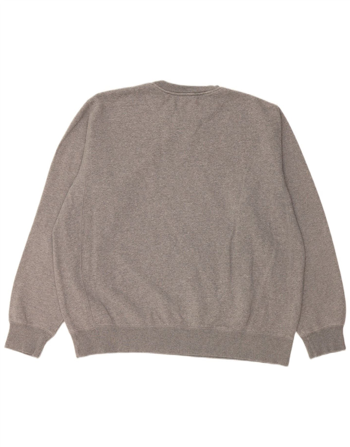 Nike Sweat-shirt pour homme en coton gris 2XL