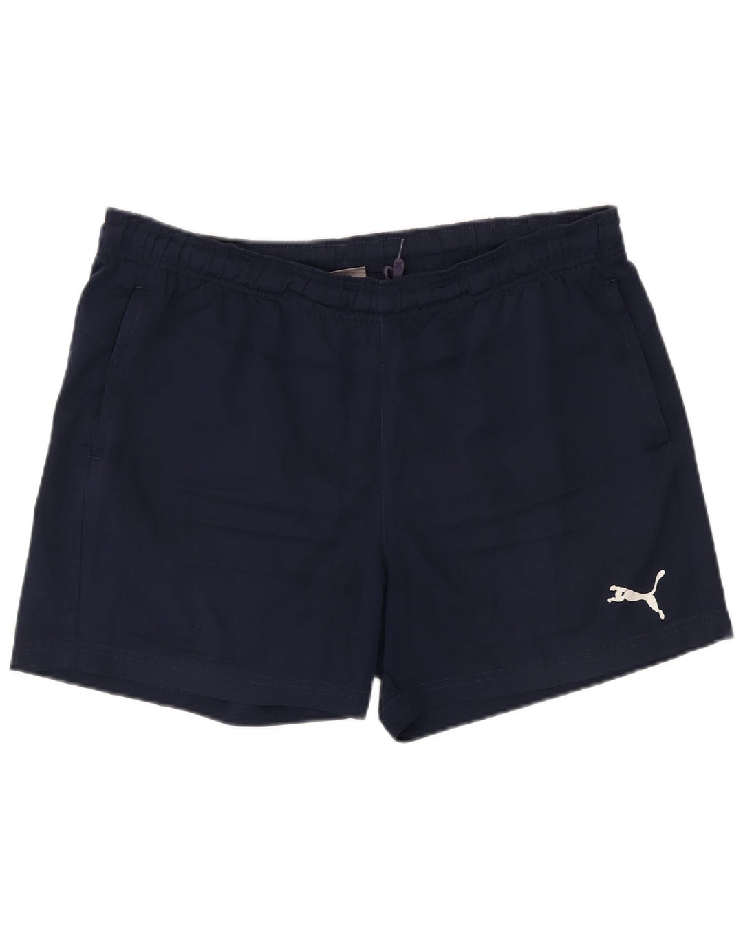 Puma Short de Sport Homme Bleu Marine Large