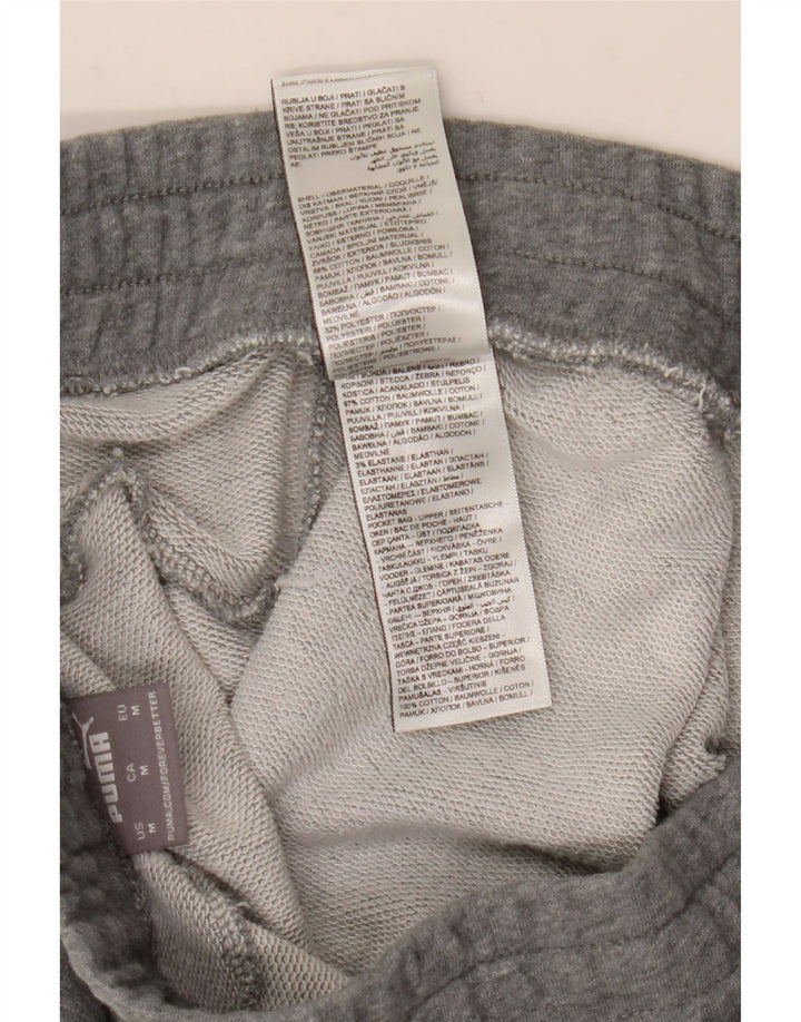 Puma Pantalon de Survêtement Joggers Homme Gris Moyen Moucheté Coton