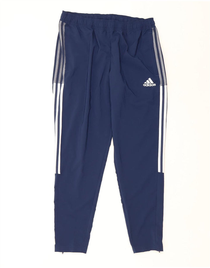 ADIDAS Pantalon de survêtement Aeroready pour hommes, grand, bleu marine, polyester