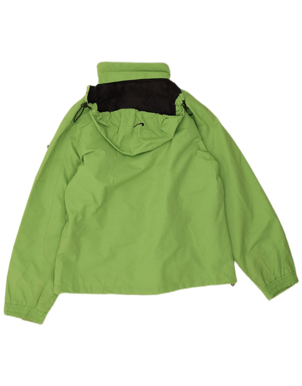 Veste coupe-vent à capuche Nike Clima-fit pour femme UK 18 XL Vert Polyester