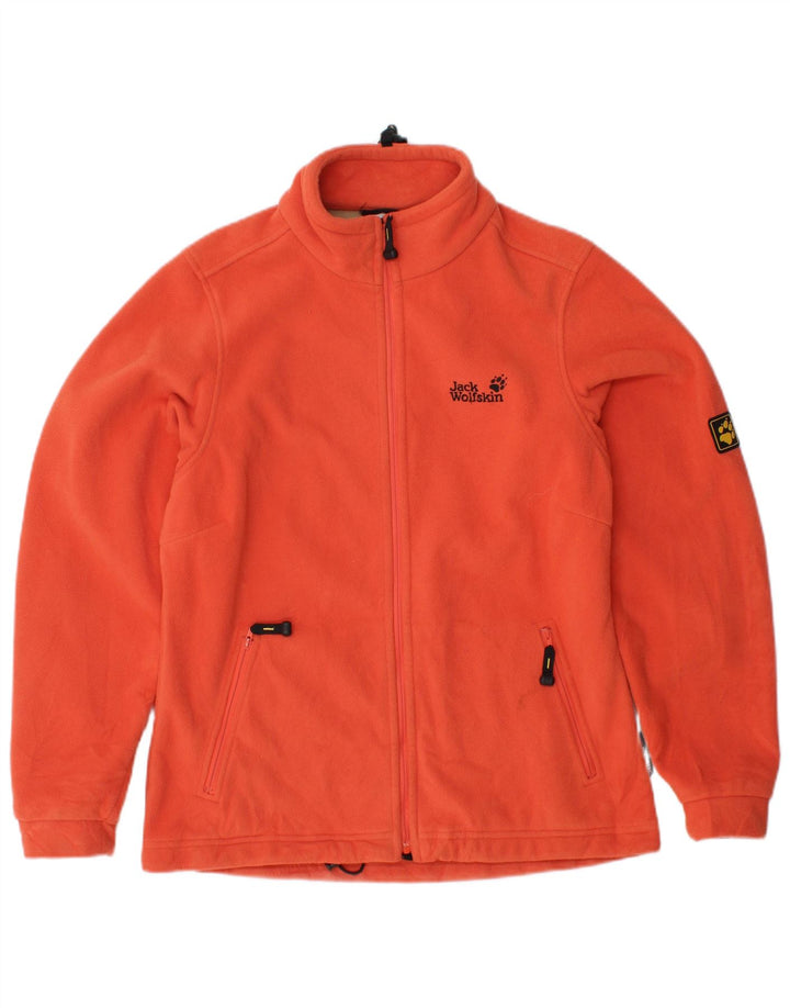 JACK WOLFSKIN Veste polaire femme UK 10 Small Orange