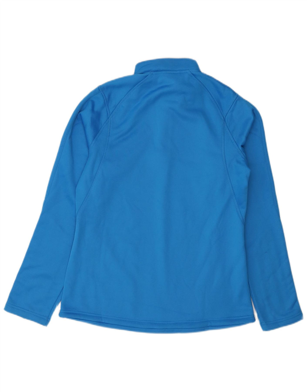 ADIDAS Climawarm Sweat-shirt à col zippé pour femme Bleu moyen UK 14