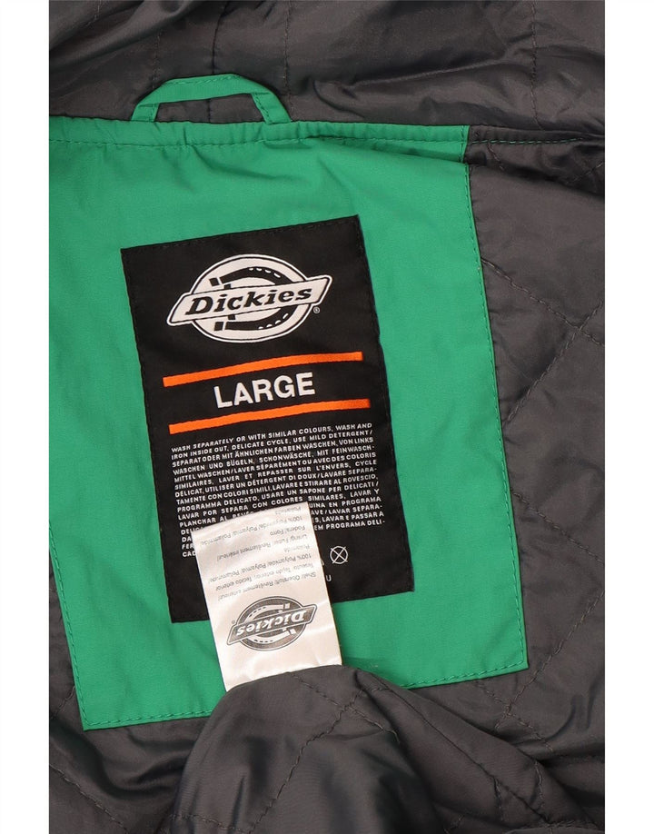 DICKIES Blouson Bomber À Capuche Homme Large Vert Polyamide