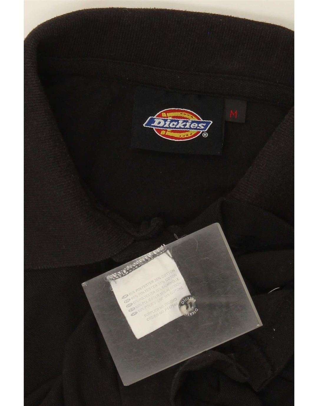 Dickies Polo Homme Noir Moyen Polyester