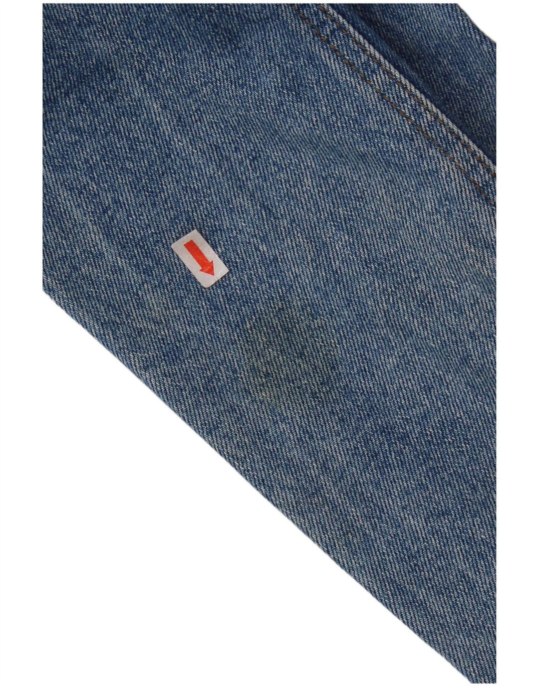 veste en denim femme vintage UK 14 Grand coton bleu