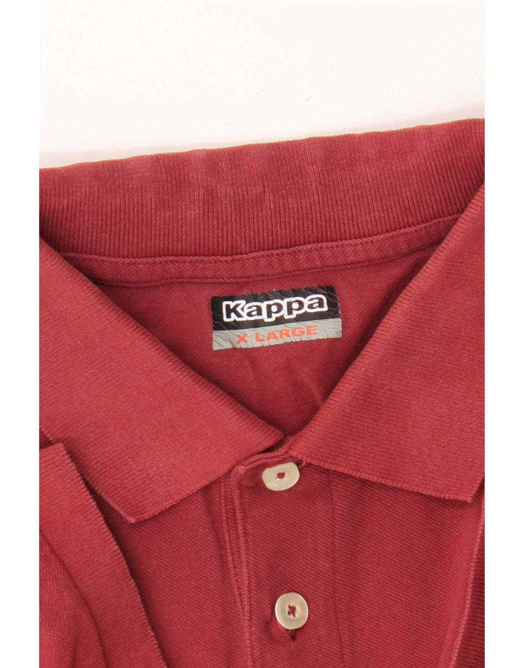 Kappa Polo Homme XL Rouge