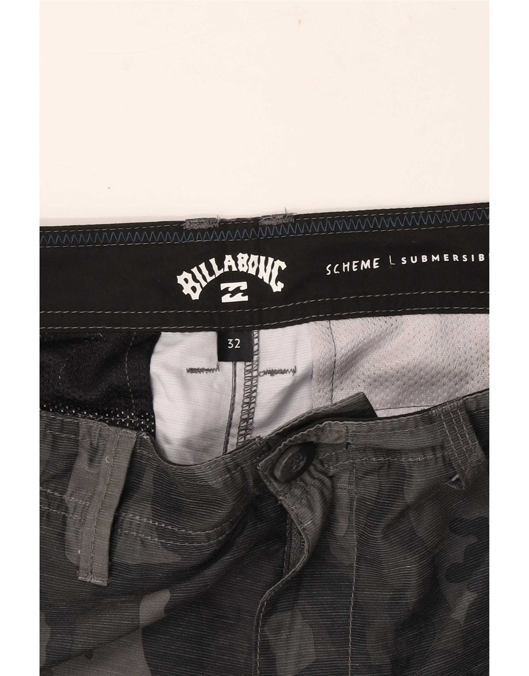 Billabong Short Cargo W32 Homme Gris Moyen Camouflage