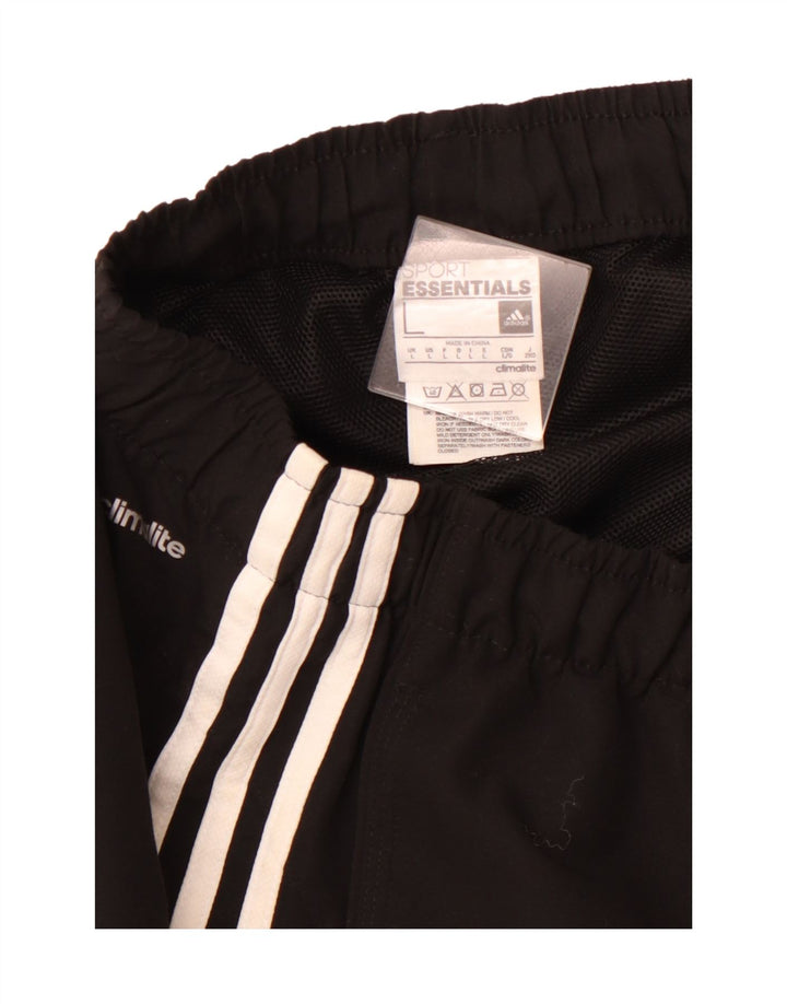 ADIDAS Short de sport Climalite pour hommes, grand, noir, polyester