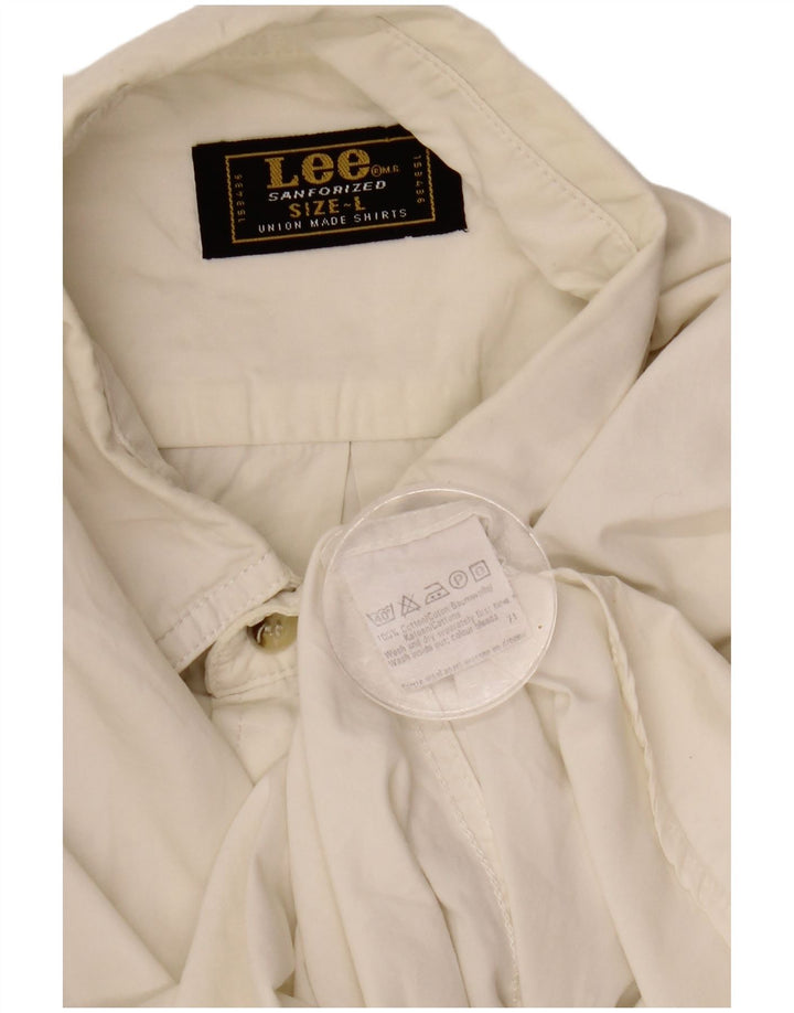 Lee Chemise Homme Grand Coton Blanc