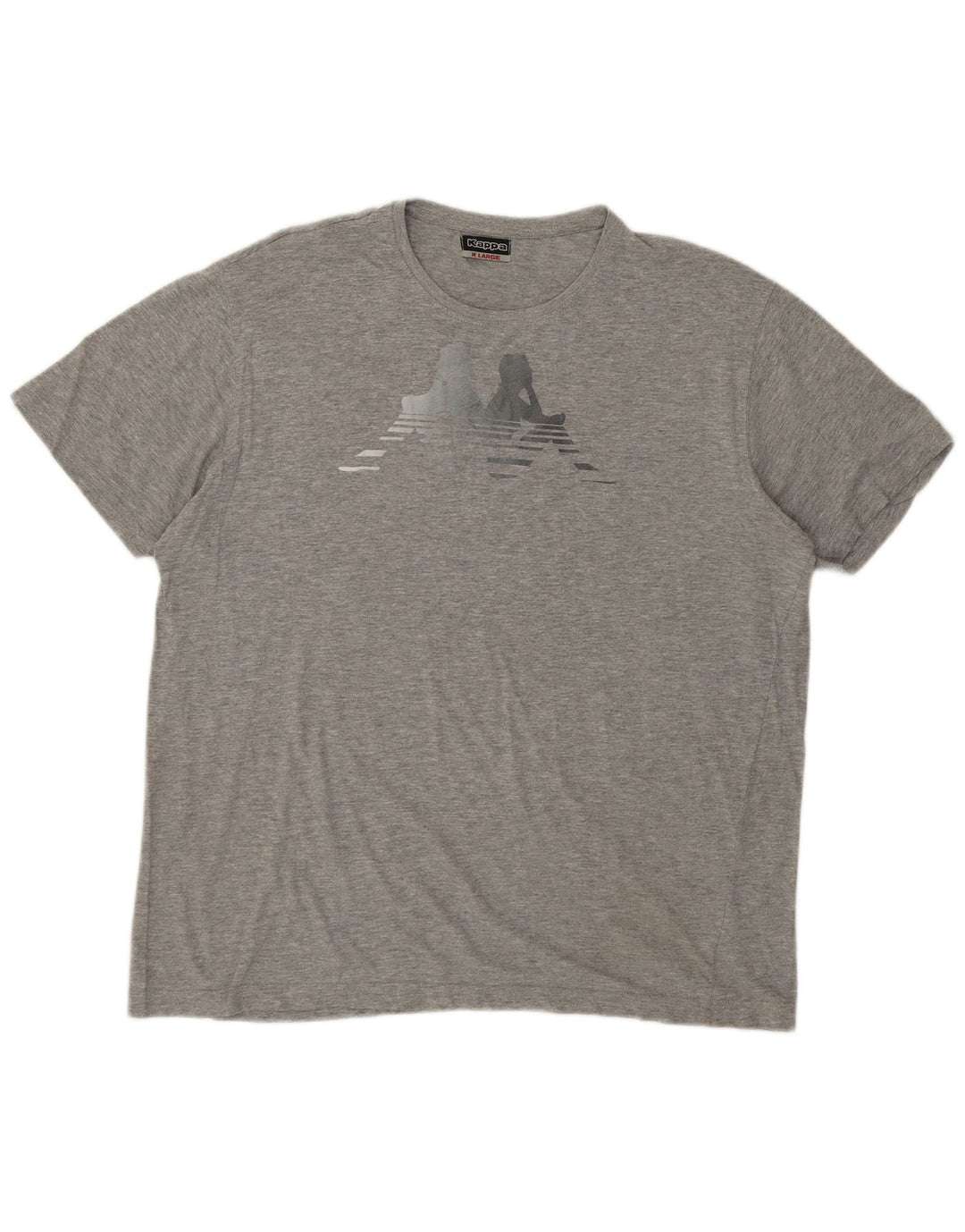 KAPPA T-Shirt Graphique Femme UK 18 XL Gris Coton