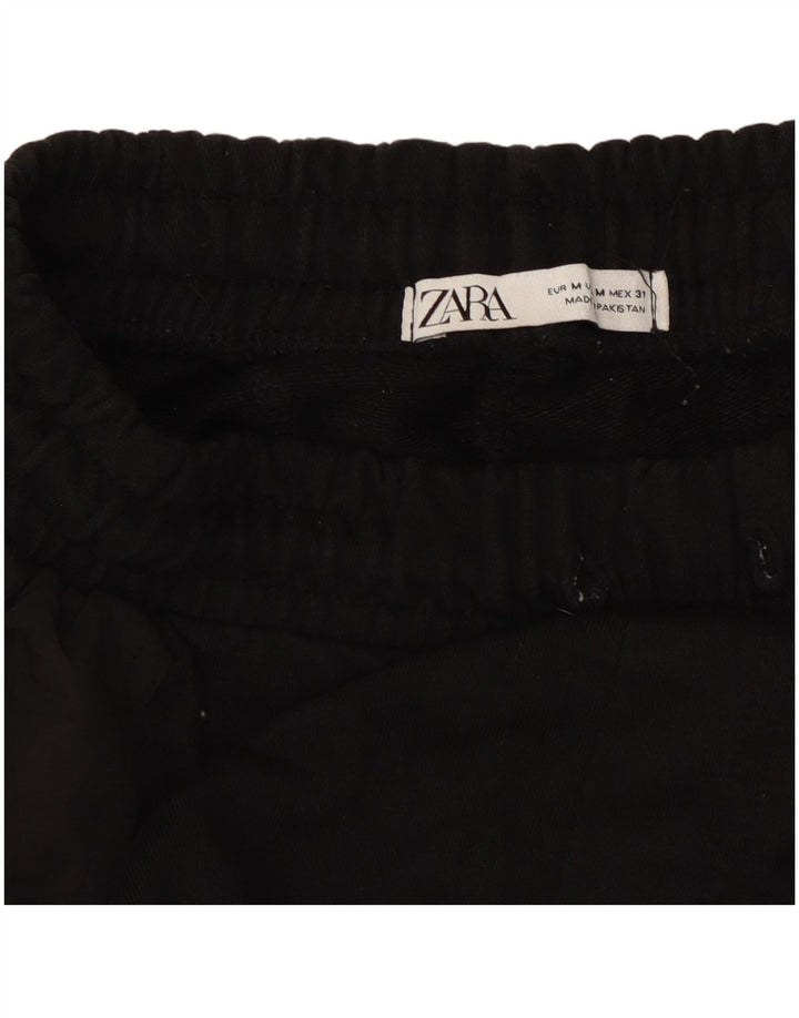 Zara Pantalon de Survêtement Capri Cargo Homme Noir Moyen