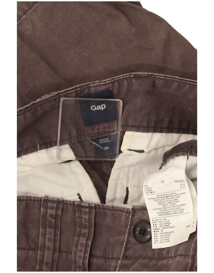 Gap Pantalon Capri Cargo Homme W30 L22 Gris Coton