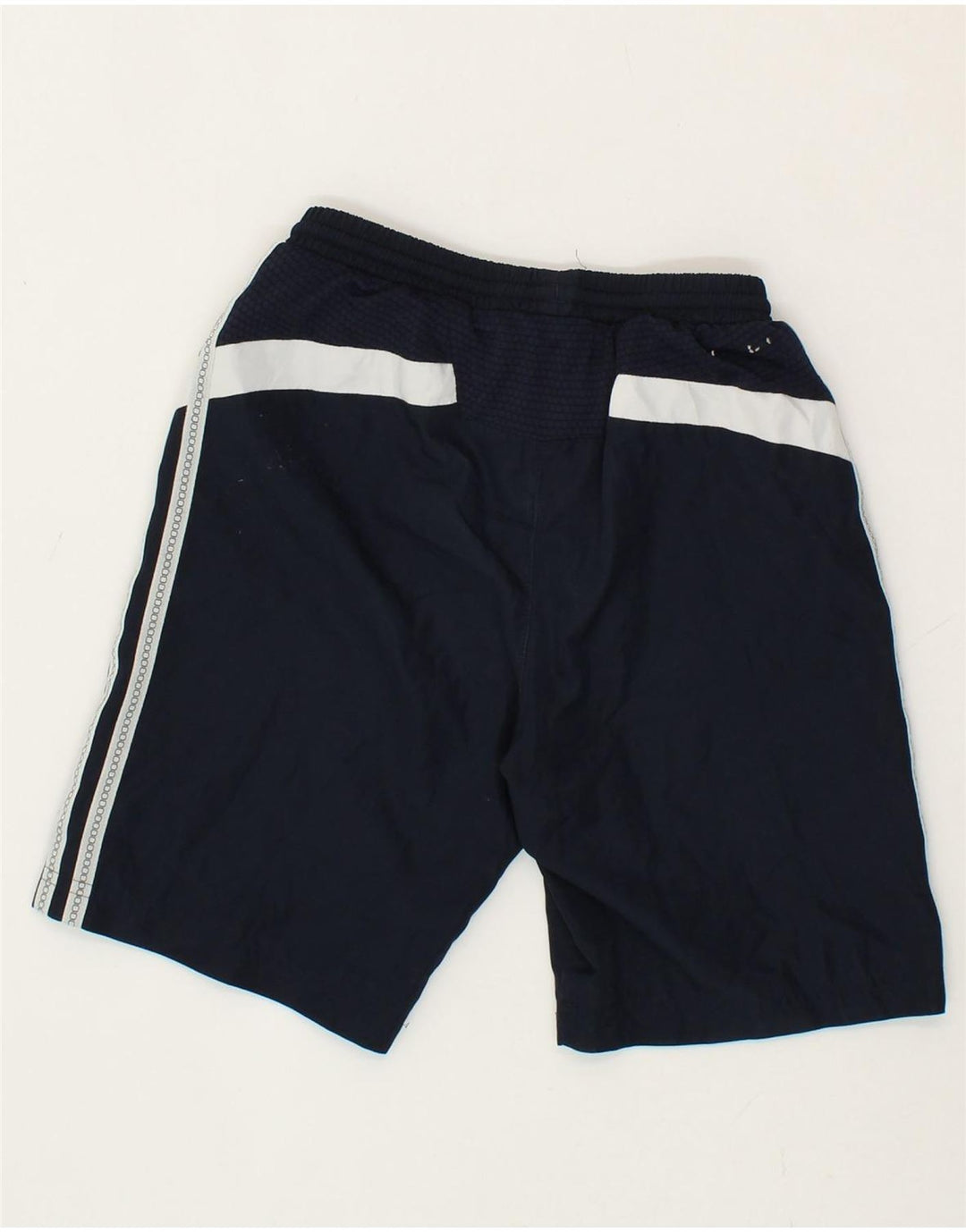 ADIDAS Boys Sport Shorts 7-8 Years Navy Blue Polyester Vintage Adidas and Second-Hand Adidas from Messina Hembry 