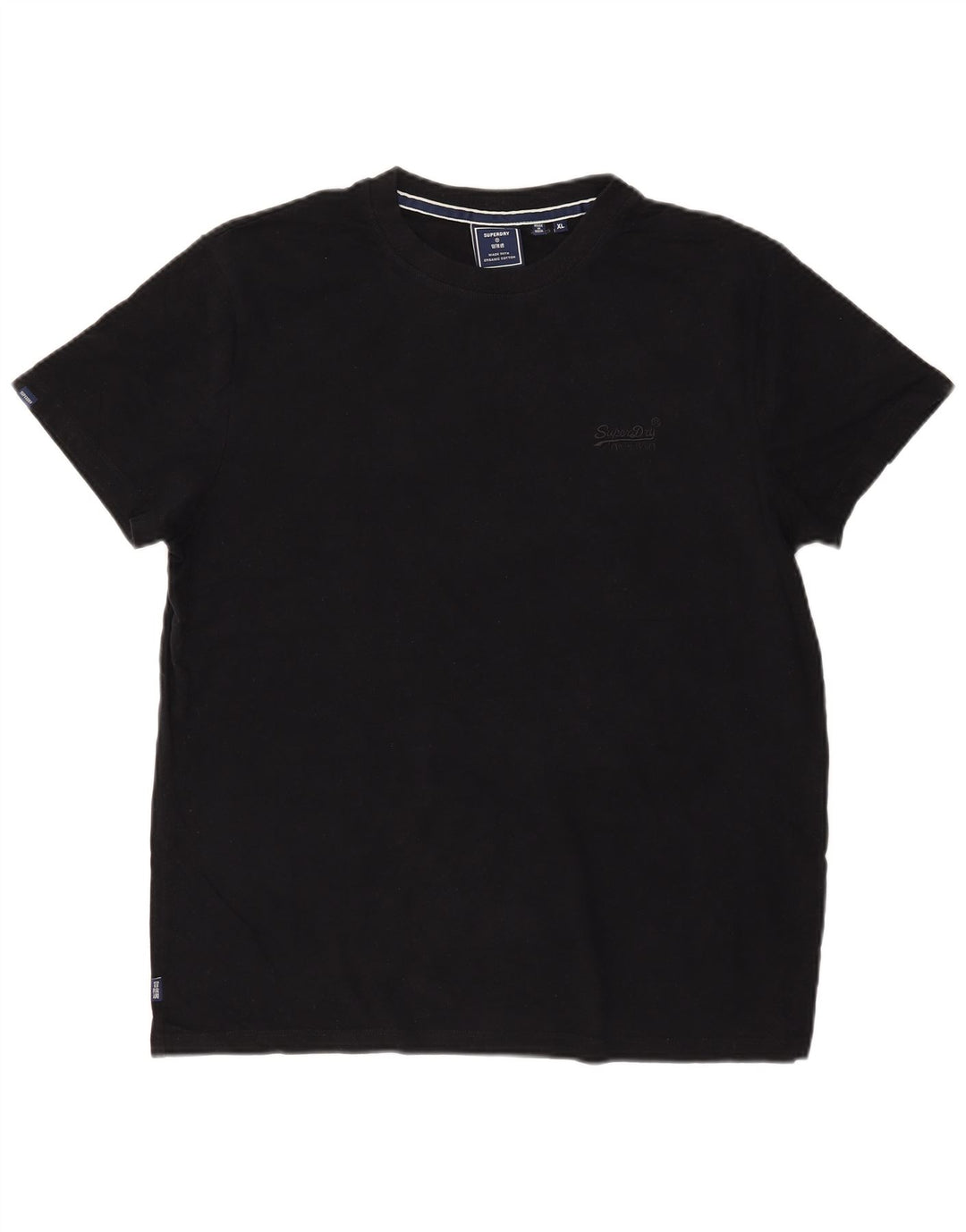 Superdry T-Shirt Homme Top XL Noir Coton