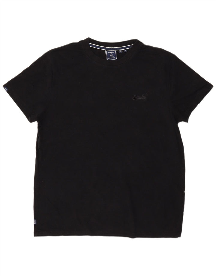 Superdry T-Shirt Homme Top XL Noir Coton