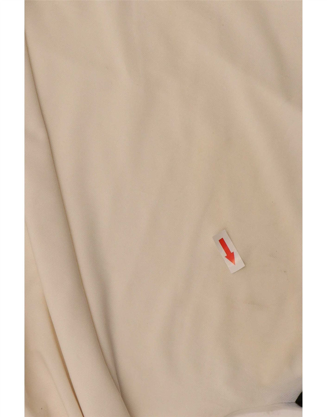 Zara Femme T-Shirt Top UK 14 Moyen Blanc Cassé Polyester