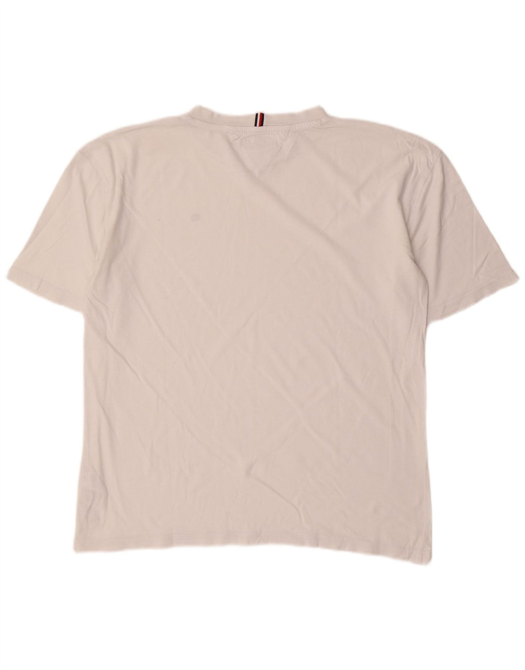 TOMMY HILFIGER T-Shirt Garçon 15-16 ans Blanc Cassé Coton