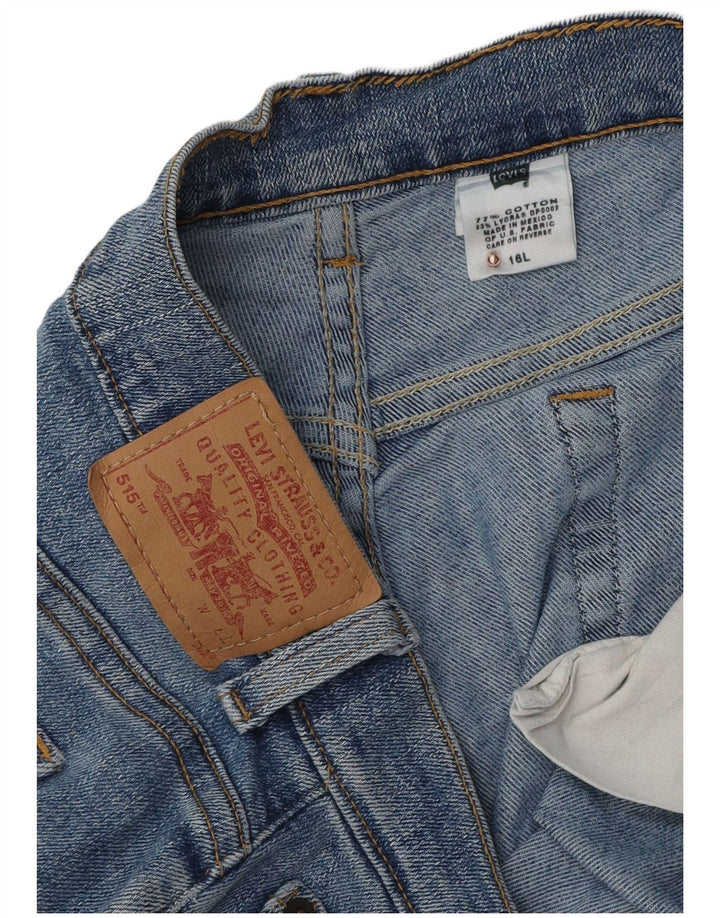 Levi's Jean Bootcut 515 Femme US 16 2XL W36 L32 Bleu Coton
