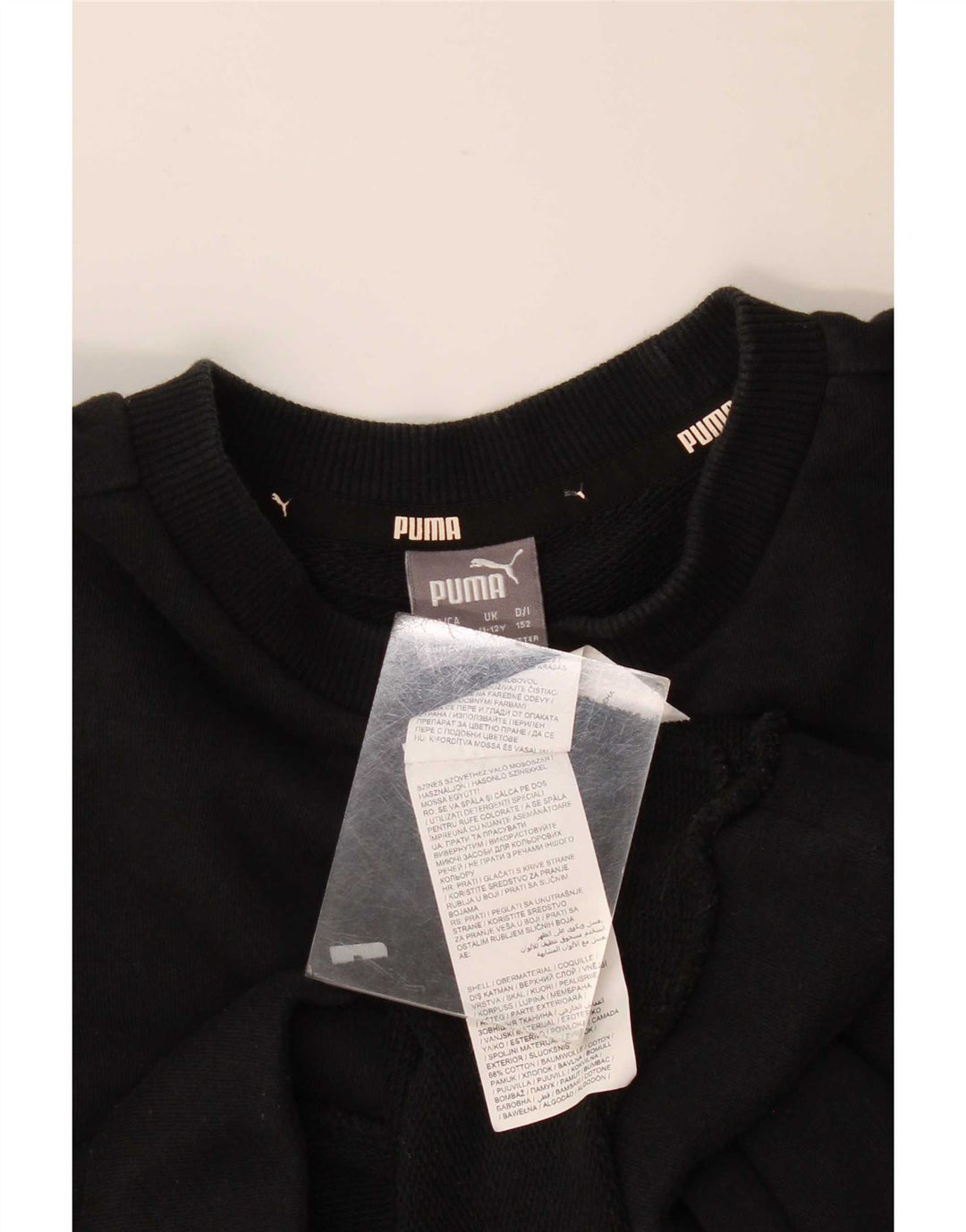 Puma Sweat-shirt graphique garçon 11-12 ans Noir Coton