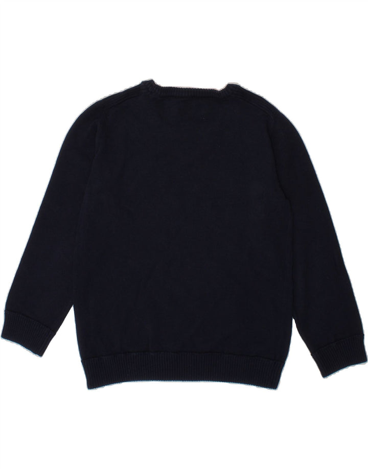 GUESS Boys Crew Neck Jumper Sweater 6-7 Years Navy Blue Vintage Guess and Second-Hand Guess from Messina Hembry 