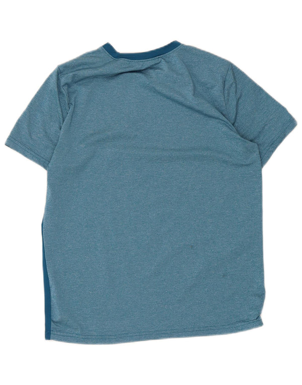 Under Armour Heat Gear Graphic T-Shirt Top Garçon 9-10 ans Bleu Moyen
