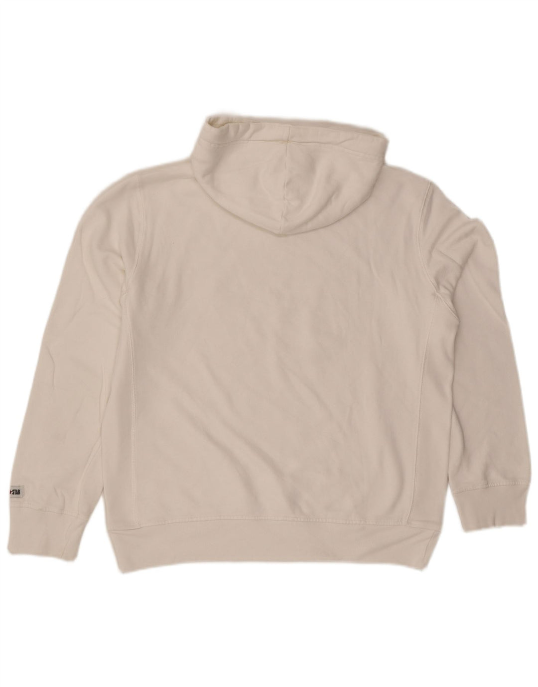 Converse Pull à capuche graphique XL en coton blanc pour homme