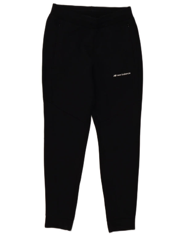 New Balance Pantalon de survêtement pour femme Joggers UK 10 Small Noir Coton