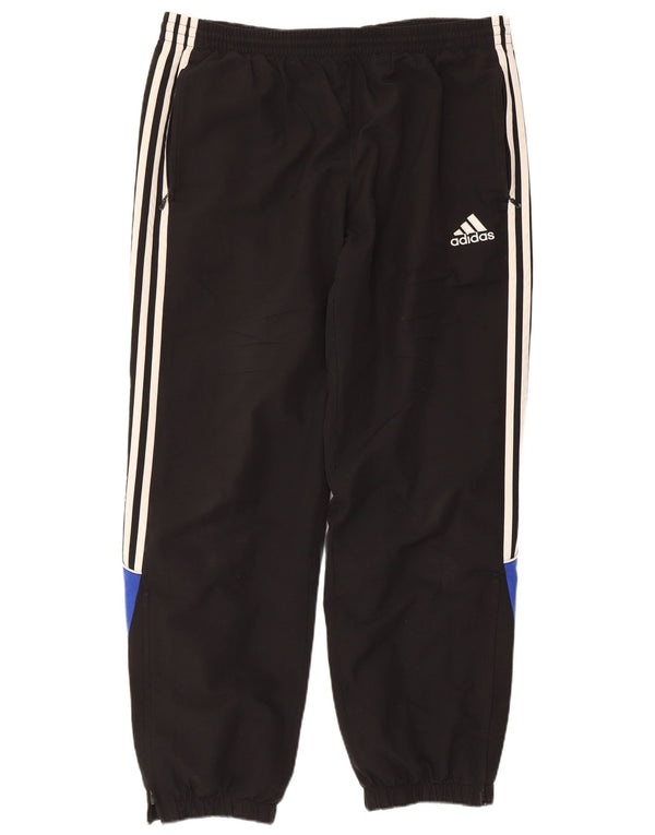 Adidas Pantalon de survêtement pour homme UK 44/46 Large Noir Colourblock