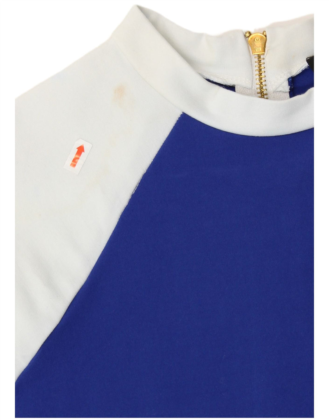 KAREN MILLEN Robe moulante pour femme UK 12 Bleu moyen Colourblock Moderne