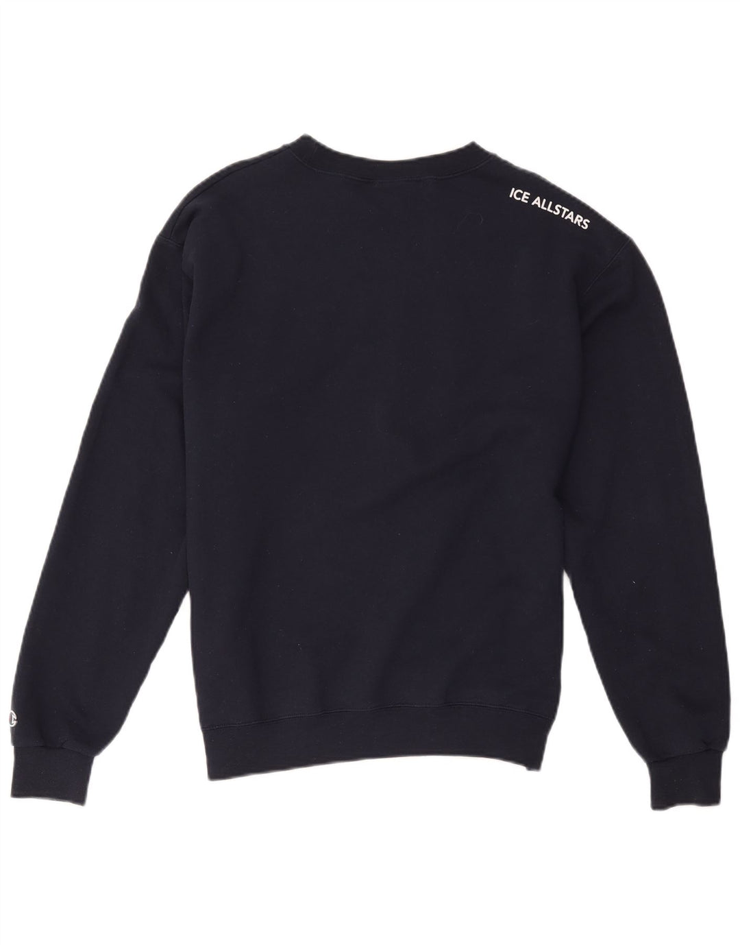 Champion Sweat-Shirt Graphique Homme Bleu Marine Moyen Coton
