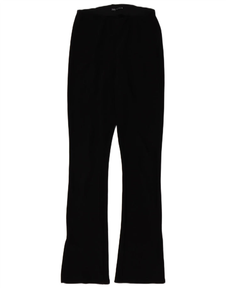 ZARA Pantalon Bootcut Femme Moyen W28 L32 Noir