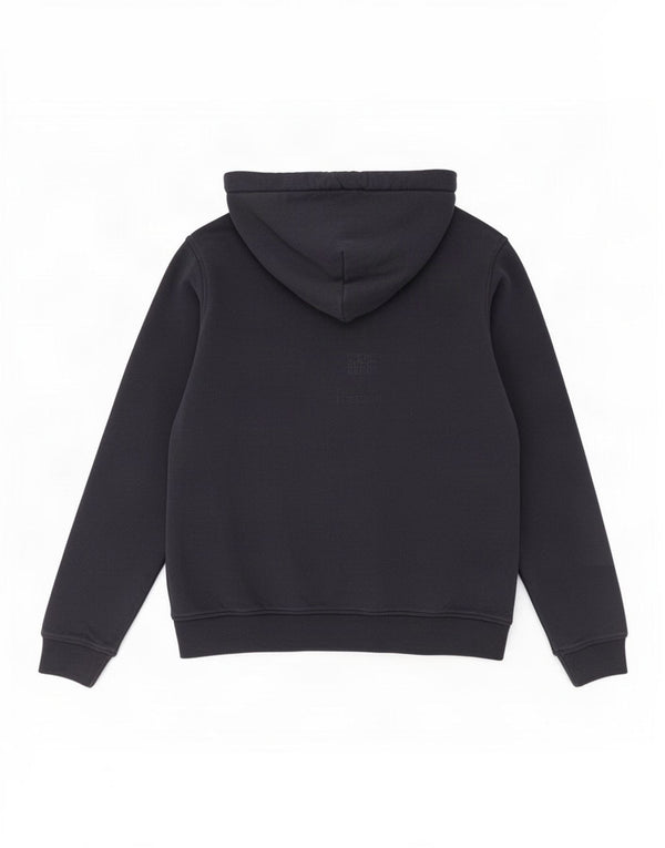 Jack Wills Pull à capuche graphique pour femme UK 12 Bleu marine moyen Coton