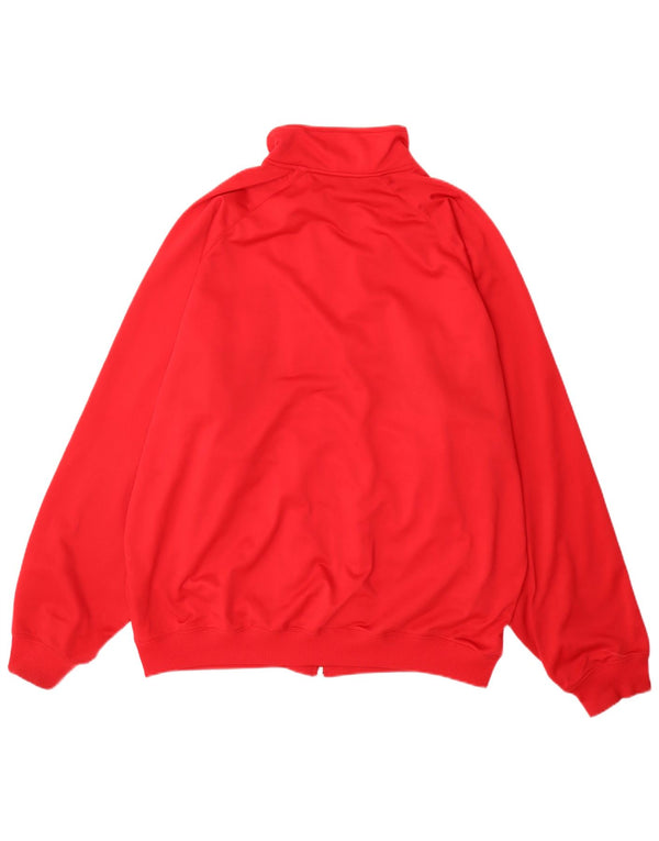 Fila Veste de survêtement pour homme XL Rouge Colorblock Polyester