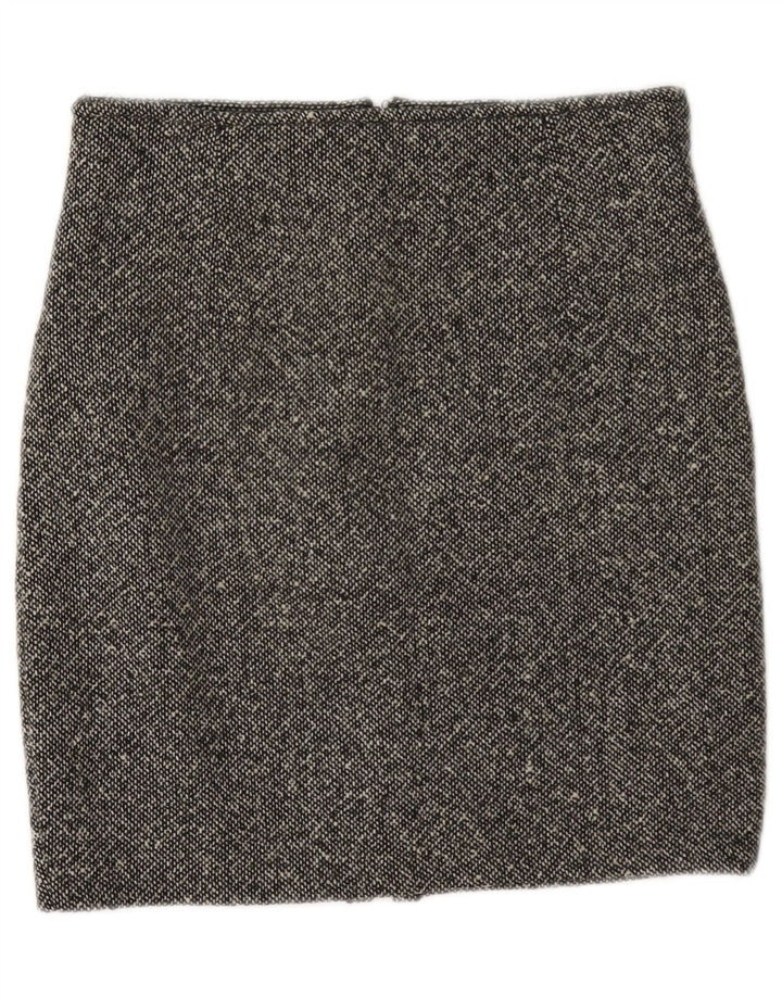 vintage Femme Mini Jupe W28 Gris Moyen