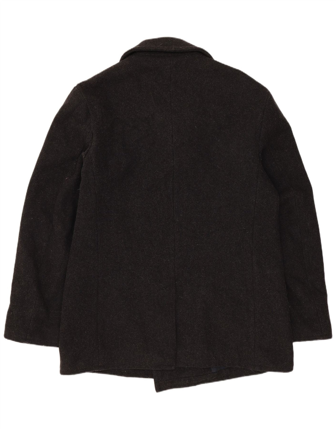 Benetton Caban Homme IT 48 Laine Gris Moyen