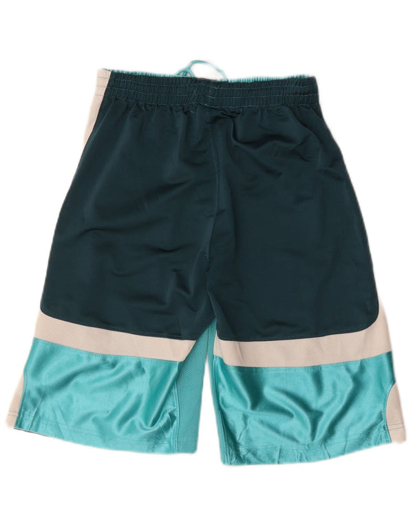 Jordan Short de sport pour garçon 12-13 ans Large Vert Colorblock Polyester