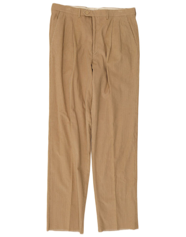 Gianfranco Ferre Pantalon de costume pour homme IT 54 2XL W36 L36 Coton beige