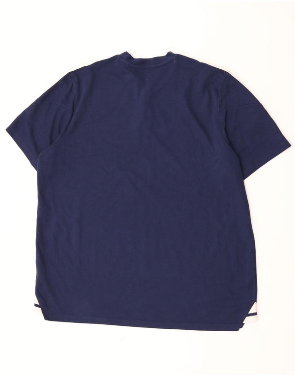 Adidas T-Shirt Homme Top 2XL Bleu Marine Coton
