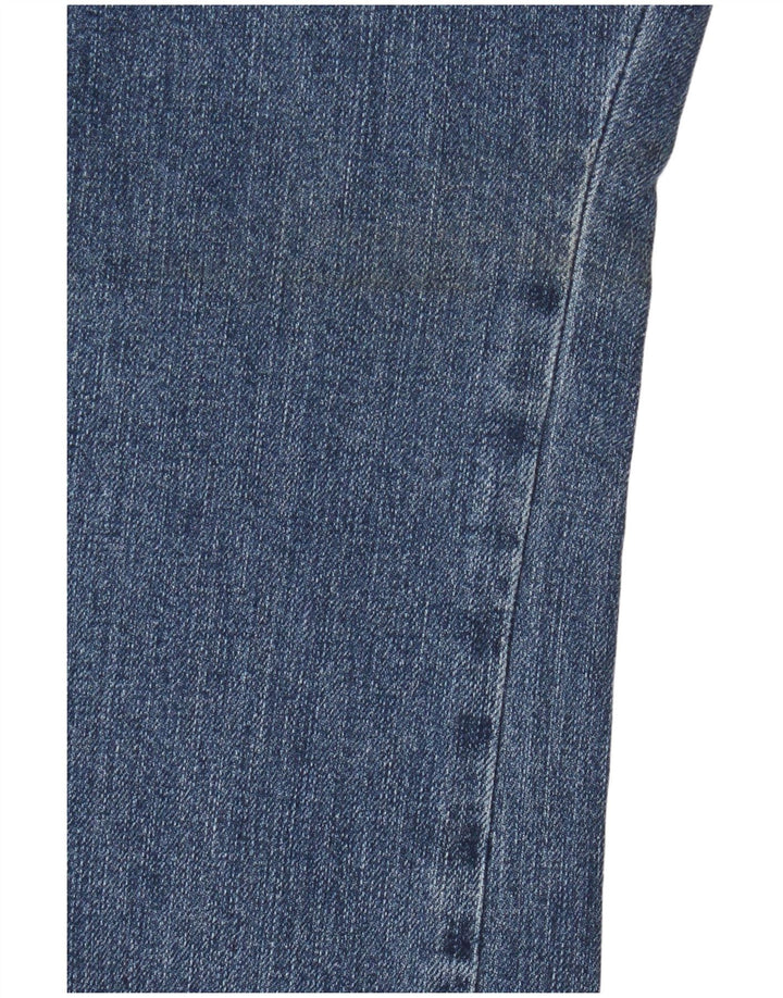 EDDIE BAUER Jean bootcut courbé pour femme US 16 2XL W36 L32 Bleu Coton