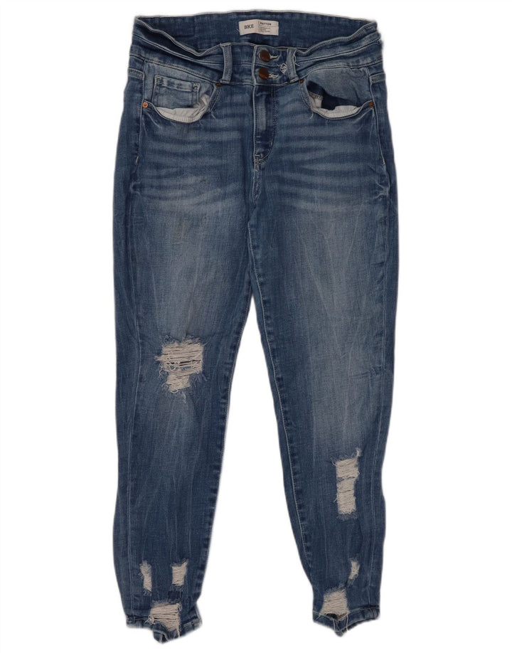 BKE Payton Jean skinny taille moyenne pour femme W29 L26 Bleu coton
