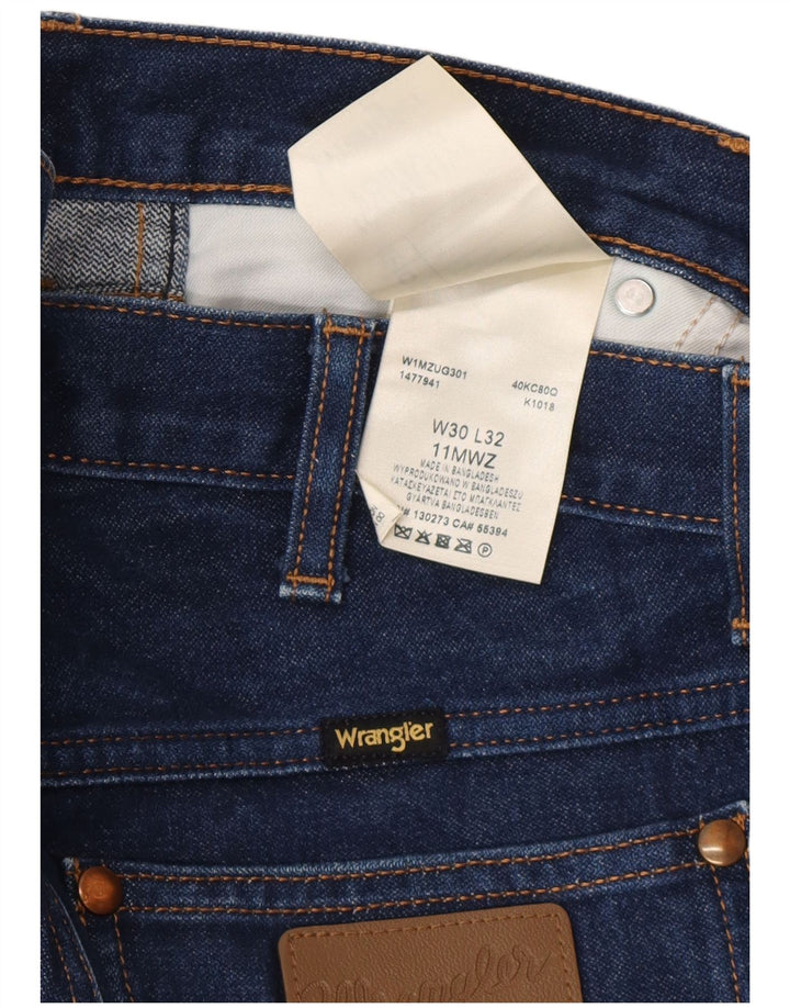Wrangler Jean Slim Homme W30 L32 Bleu Coton