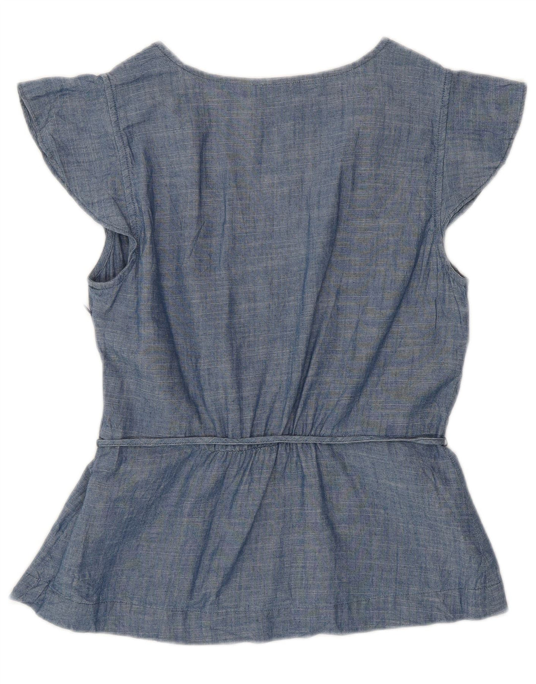 J. CREW Chemisier Femme US 0 XS Bleu Coton