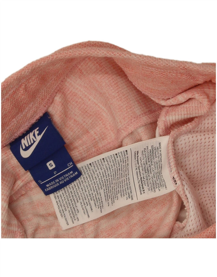 Nike Short de sport pour homme en coton rayé rose Taille S